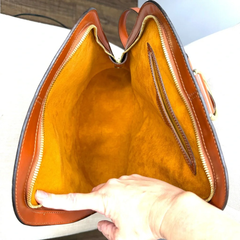 Authentic Louis Vuitton Epi Gobelin Backpack M52293 brown Epi leather